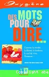 Des mots pour dire